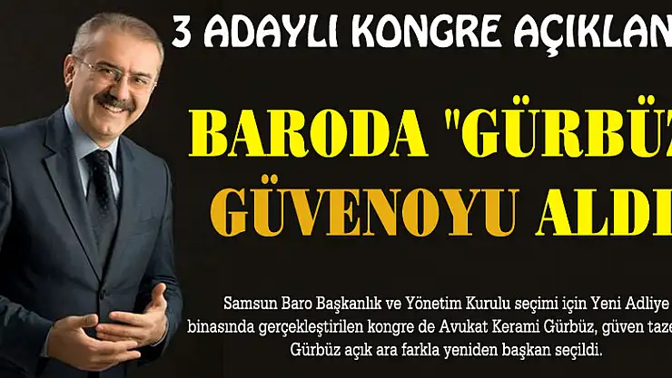 BARODA 'GÜRBÜZ GÜVENOYU ALDI'