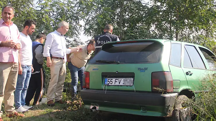 Çaldığı otomobili terk edip kayıplara karıştı