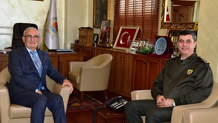 İl Jandarma Komutanı Başkan Yılmaz'ı ziyaret etti