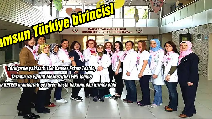 Samsun, meme kanseri taramasında Türkiye birincisi