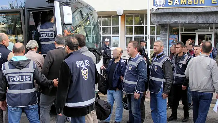 Samsun'da 29 öğretmen tutuklandı