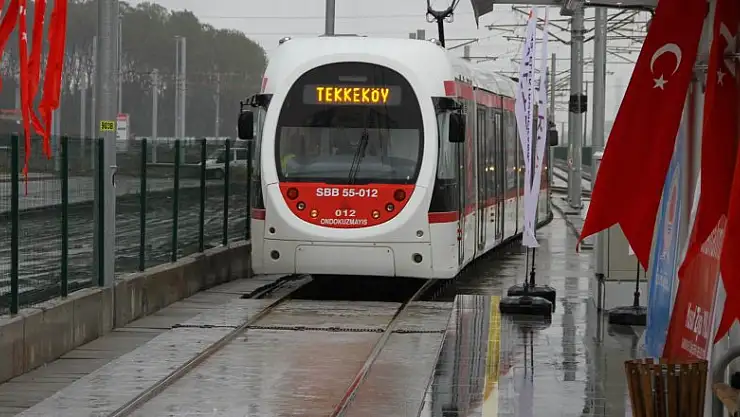  Raylı sistemde Gar-Tekkeköy seferleri başladı