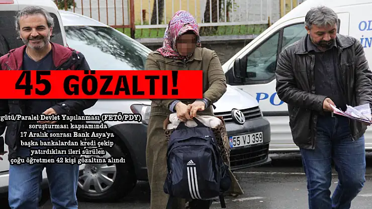 Samsun merkezli 10 ilde FETÖ operasyonu: 42 gözaltı