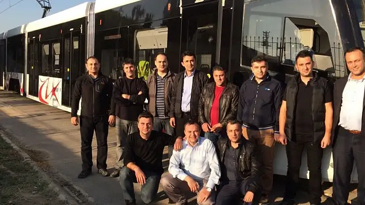 Samsun'un ilk yerli tramvayının testleri yapılıyor