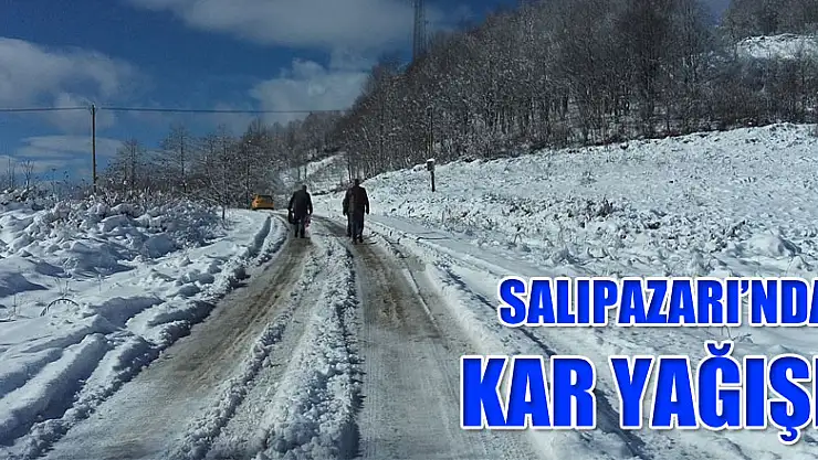 Salıpazarı beyaza büründü