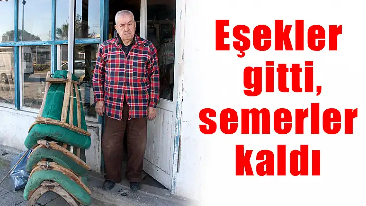 Eşekler gitti, semerler kaldı