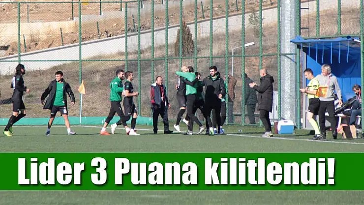 LİDER 3 PUANA KİLİTLENDİ