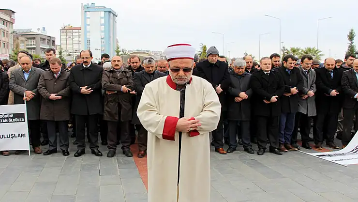 Halep'te ölenler için Samsun'da gıyabi cenaze namazı kılındı