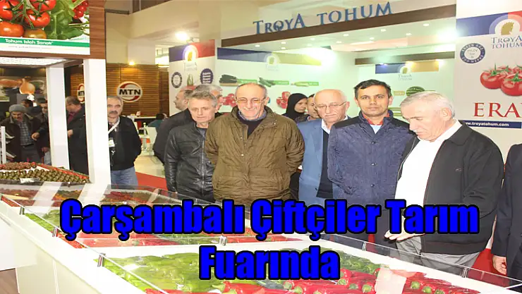 Çarşambalı çiftçiler Tarım Fuarında