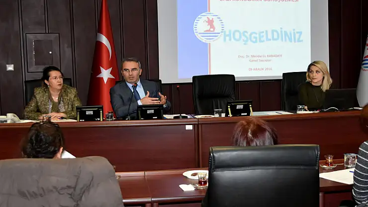 OMÜ'de tanışma ve değerlendirme toplantısı