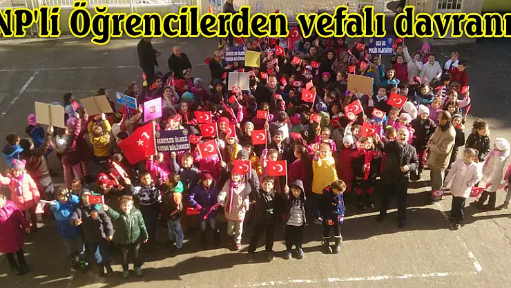 ŞNP'li Öğrencilerden vefalı davranış