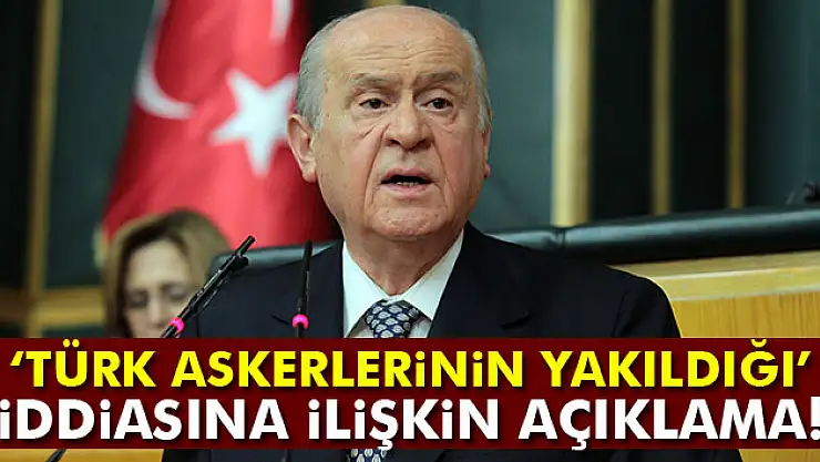 Bahçeli,o iddialara ilişkin konuştu