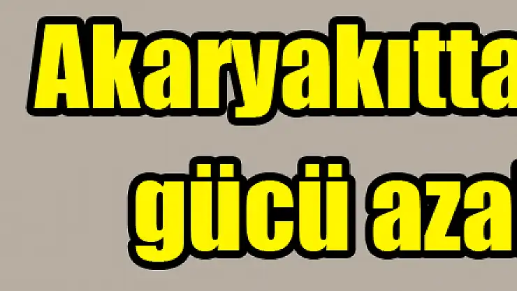  Akaryakıtta alım gücü azaldı
