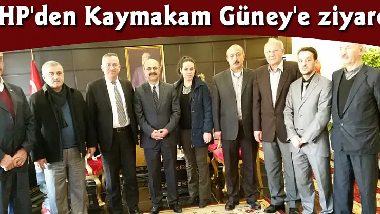 CHP'den Kaymakam Güney'e ziyaret