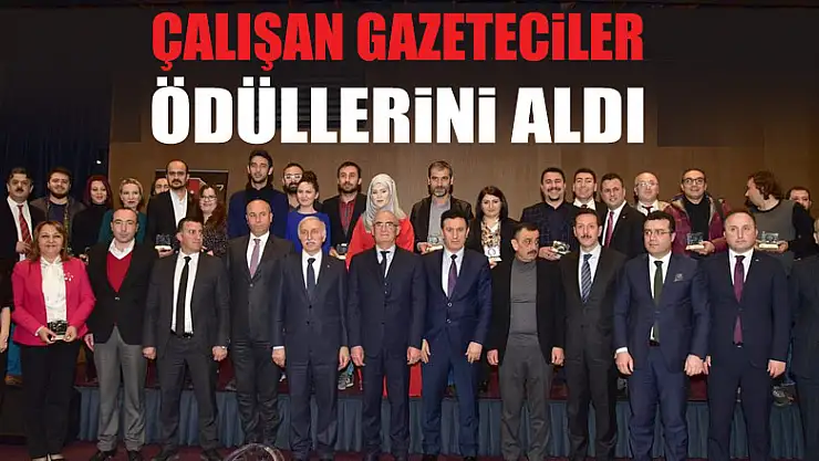  'Çalışan Gazeteciler Günü' ödül töreni