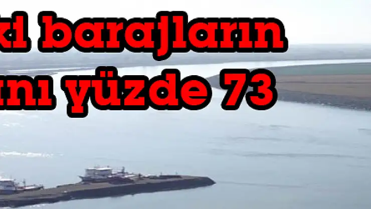 Samsun'daki barajların doluluk oranı yüzde 73 