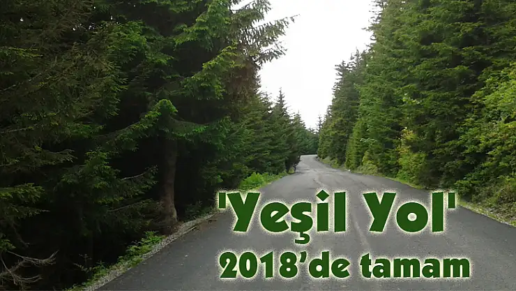 'Yeşil Yol' 2018'de tamam