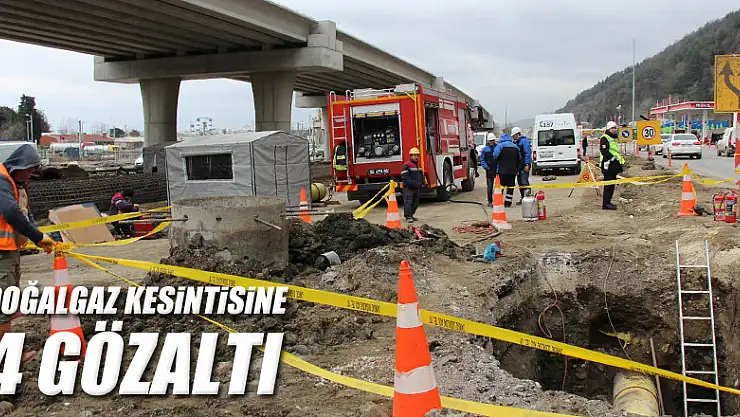 Samsun'da doğalgaz kesintisine 4 gözaltı