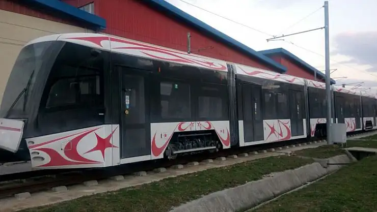 Altıncı yerli tramvay filoya katıldı 