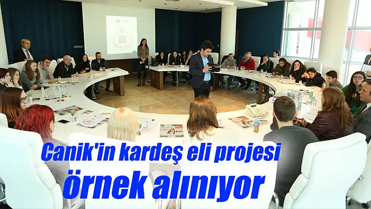 Canik'in kardeş eli projesi örnek alınıyor