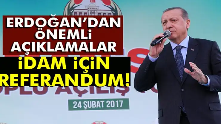'Gerekirse bunun için de bir referandum yolu açabiliriz'