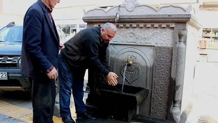 Çeşme kültürü Tekkeköy'de yaşatılıyor