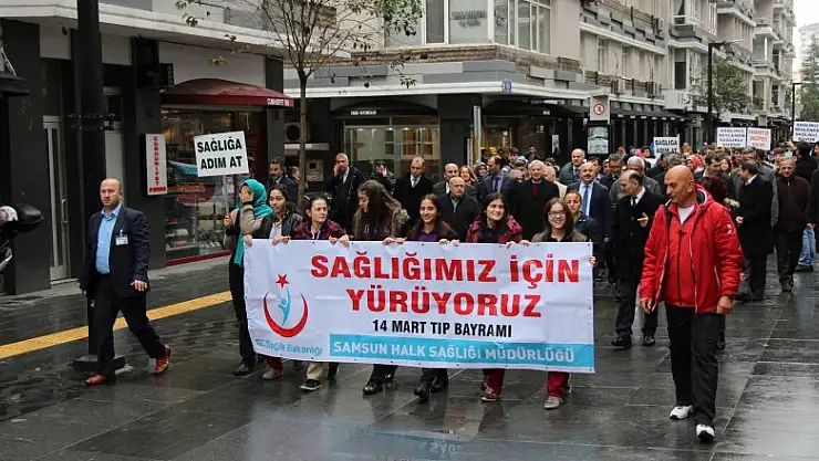 Sağlık için yürüdüler