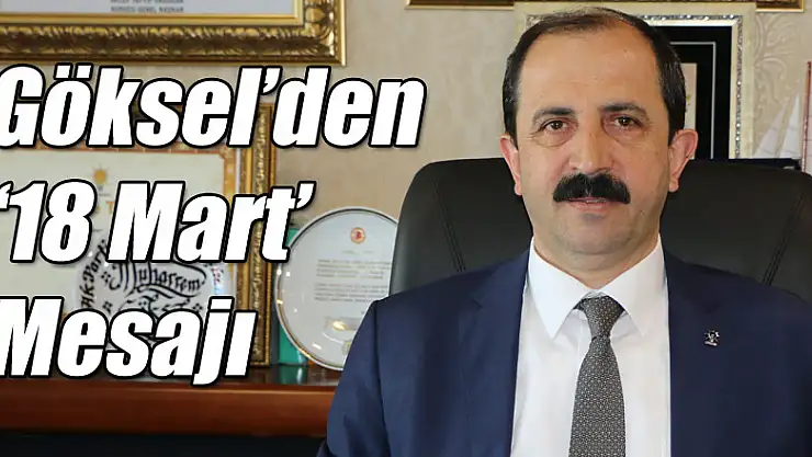Göksel'den '18 Mart' Mesajı
