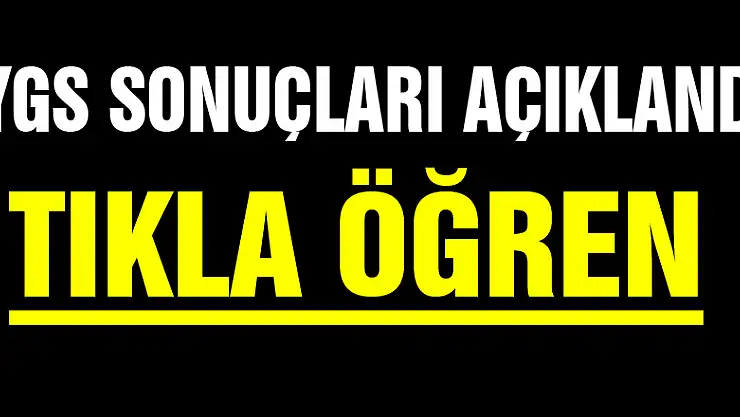 YGS sınav sonuçları açıklandı | Tıkla 2017 ÖSYM YGS sonuçları sorgula