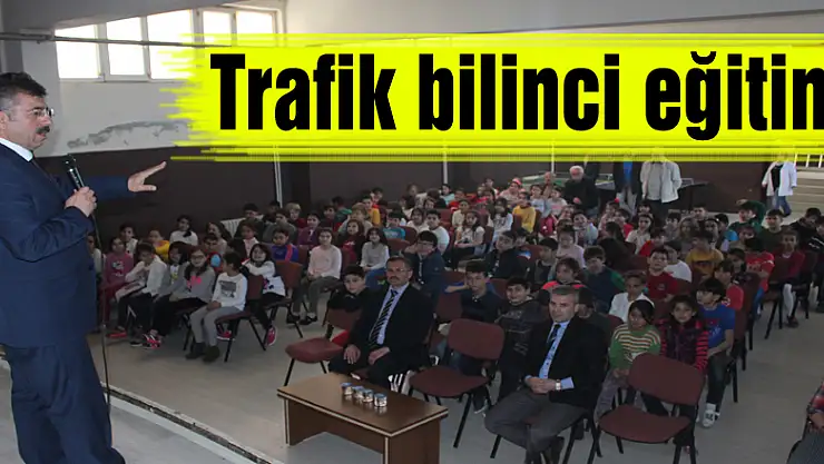 Çarşamba'da Trafik bilinci eğitimi