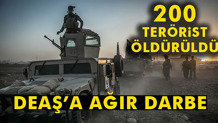 Musul'da hava saldırısında 200 DEAŞ militanı öldürüldü