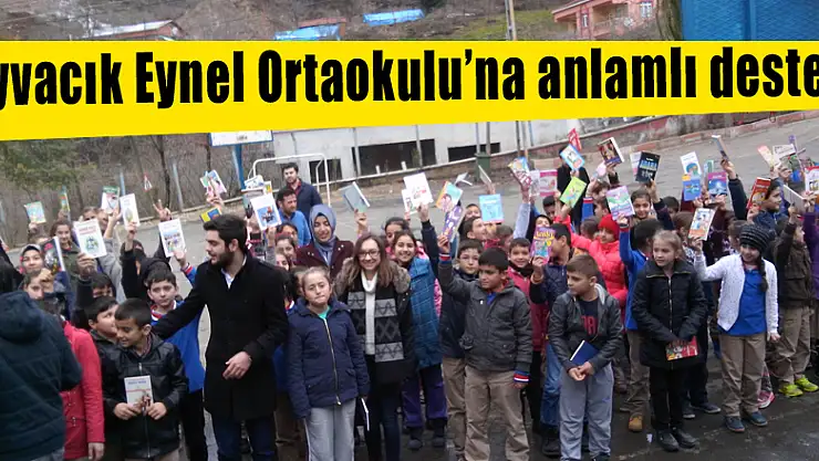 Ayvacık Eynel Ortaokulu'na anlamlı destek