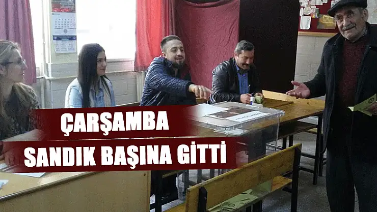 Çarşamba Sandık başına gitti