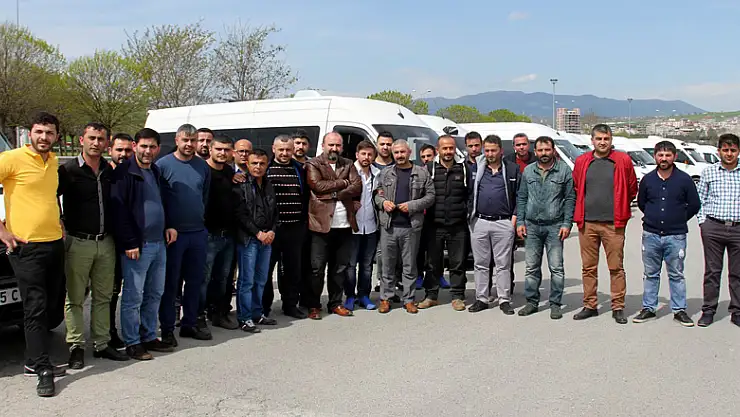 Servisçilerden 'korsan' eylemi