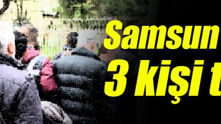 Samsun'da FETÖ'den 3 kişi tutuklandı