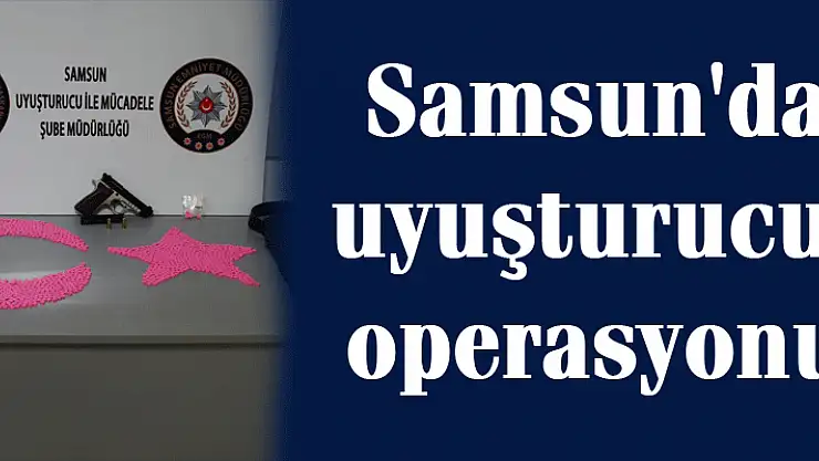 Samsun'da uyuşturucu operasyonu