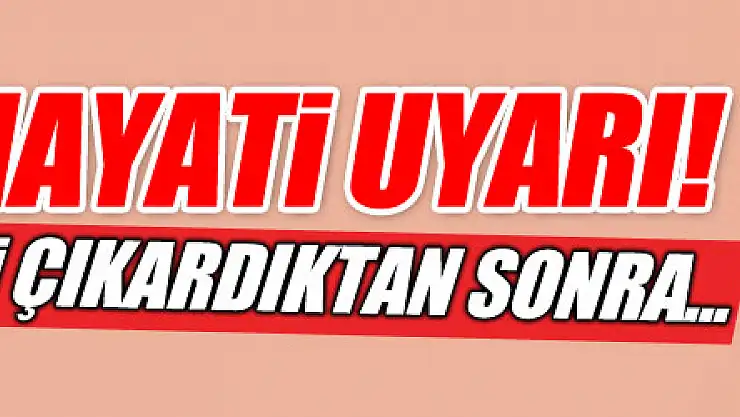 Kasapoğlu: 'Keneyi çıkardıktan sonra çamaşır suyuna atın'