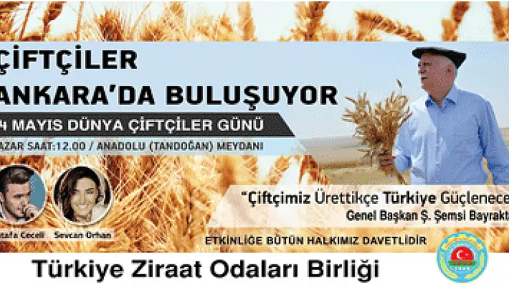 Çiftçiler Ankara'da buluşuyor…