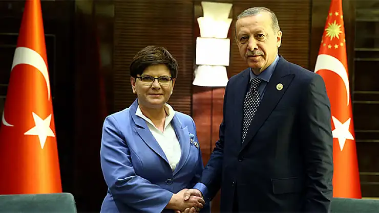 Cumhurbaşkanı Erdoğan, Polonya Başbakanı Syzdlo'la görüştü