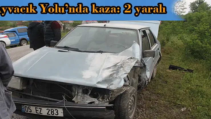 Ayvacık Yolu'nda kaza: 2 yaralı