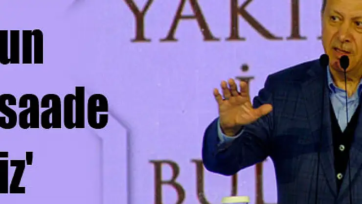 Cumhurbaşkanı Erdoğan: '15 Temmuz'un tekerrürüne müsaade etmeyeceğiz'