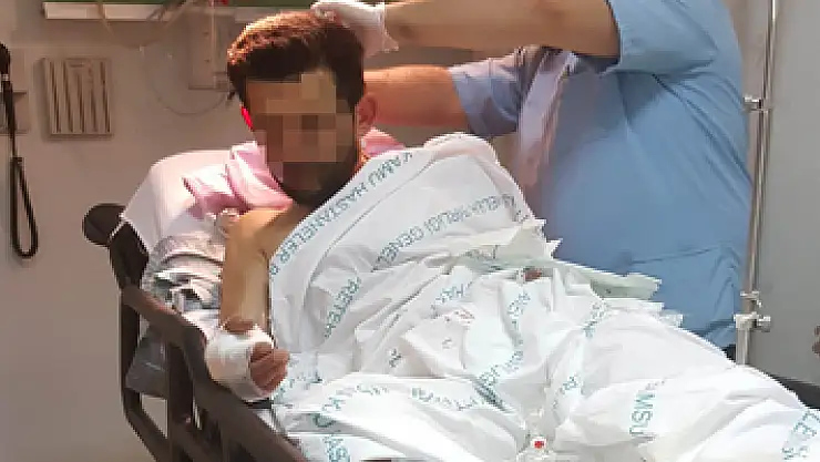 Elektrik akımına kapılan işçi hastanelik oldu