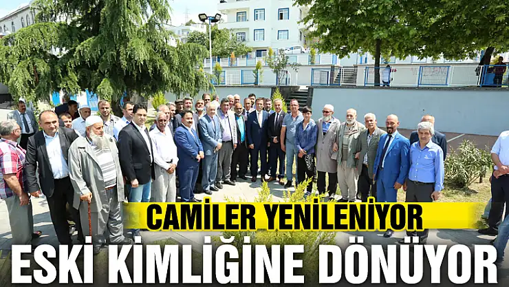 CANİK'TE CAMİLER YENİLENİYOR