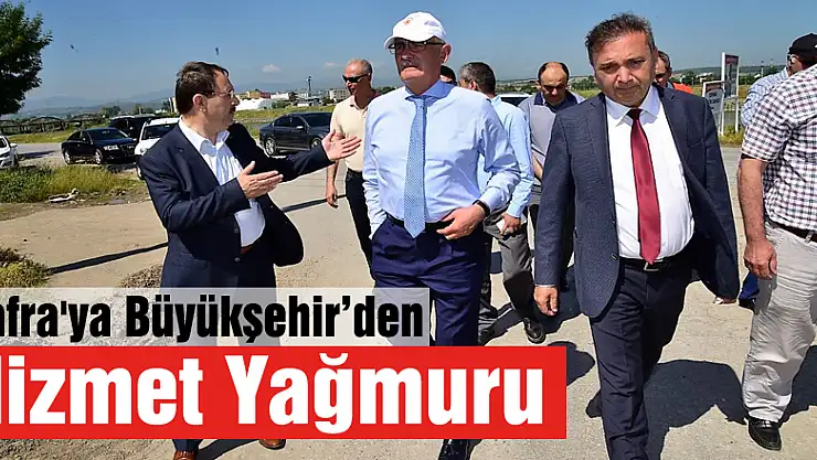 Bafra'ya Büyükşehir'den Hizmet Yağmuru