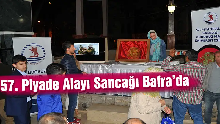 57. Piyade Alayı Sancağı Bafra'da