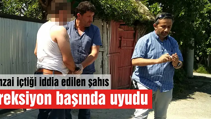 Bonzai içtiği iddia edilen şahıs direksiyon başında uyudu