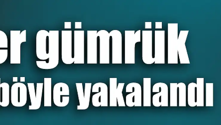 FETÖ'cüler gümrük kapılarında böyle yakalandı