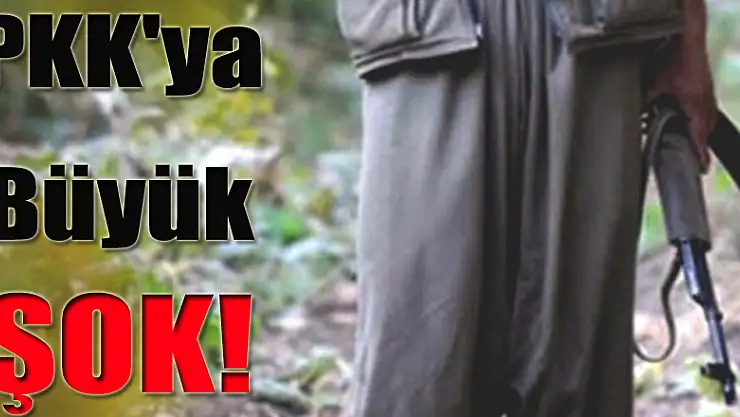 PKK'ya büyük şok! Aranan terörist teslim oldu