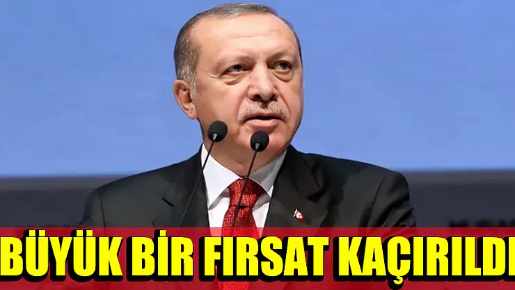 Cumhurbaşkanı Erdoğan'dan Kıbrıs yorumu
