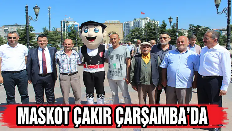 Maskot Çakır Çarşamba'da